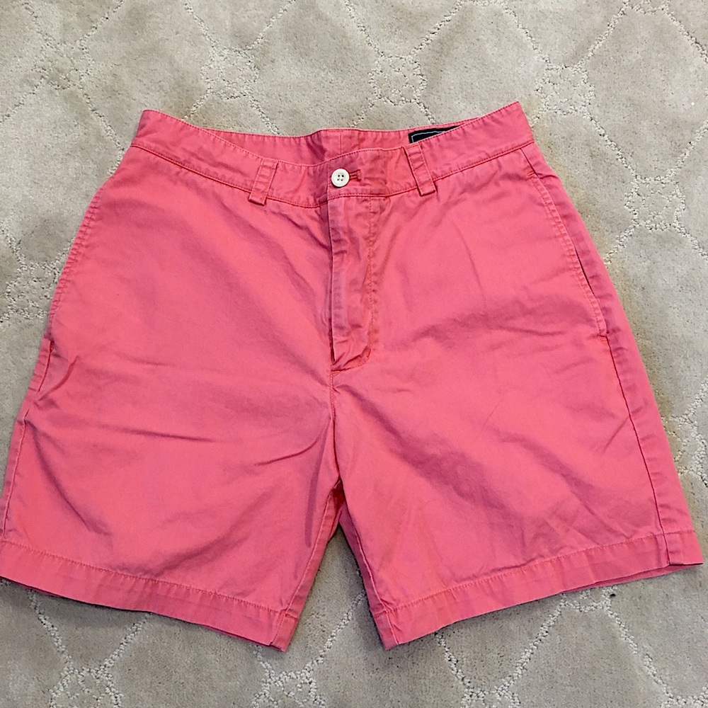 Vineyard Vines salmon twill shorts
